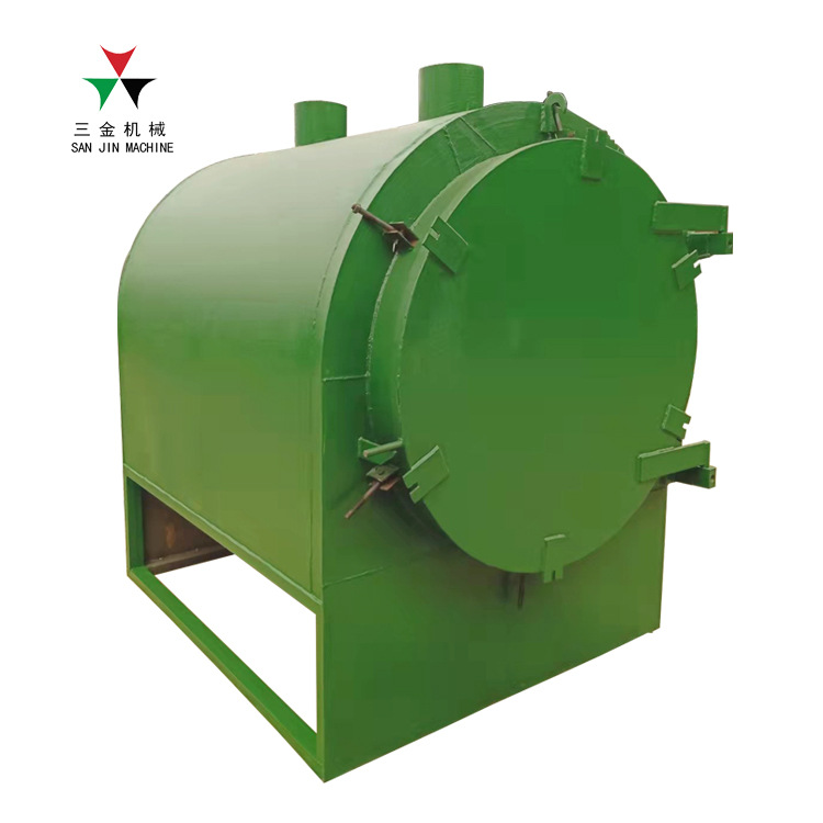 (保教技术)家庭式中小型卧式炭化炉 木屑制棒炭化炉 型号齐全