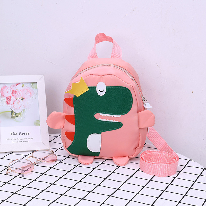 New Dinosaur Backpack Cartoon Children Backpack Children Accessories Korean Style Composite Cloth Kindergarten Baby's School Bag