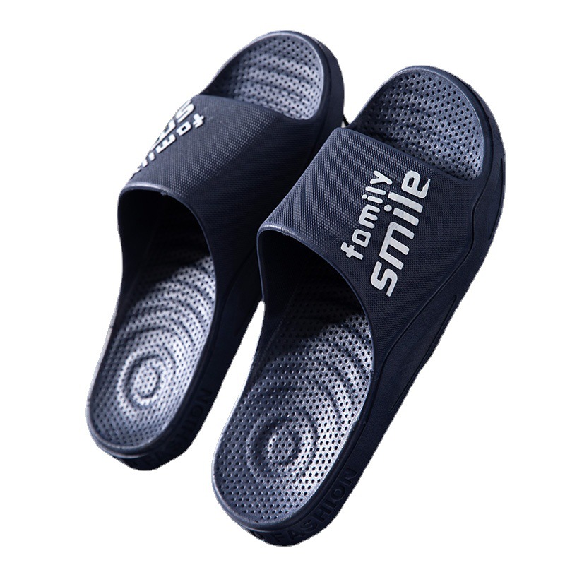 2023 New Fashion Home Home Indoor Slippers Men's and Women's Thick Bottom Hotel Bath Non-Slip Slippers Women's Wholesale