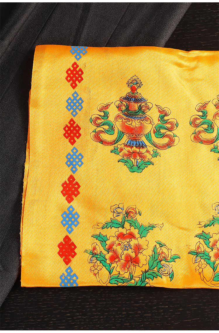 八吉祥印花五色哈达宗教文化用品蒙古族饰品藏族祝福送礼礼仪哈达