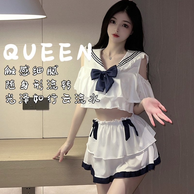 情趣内衣角色扮演日系水手诱惑学院风jk透视软萌学生套装纯欲床上