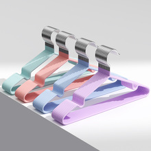 防滑浸塑衣架宿舍用学生晒衣成人晾衣架衣撑北欧衣挂衣服架家用铁