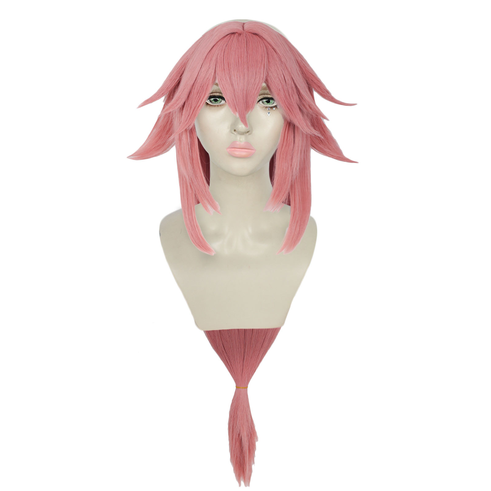 原神 八重神子 动漫假发 cos发套 粉色长发 预售 10个起订 易宾