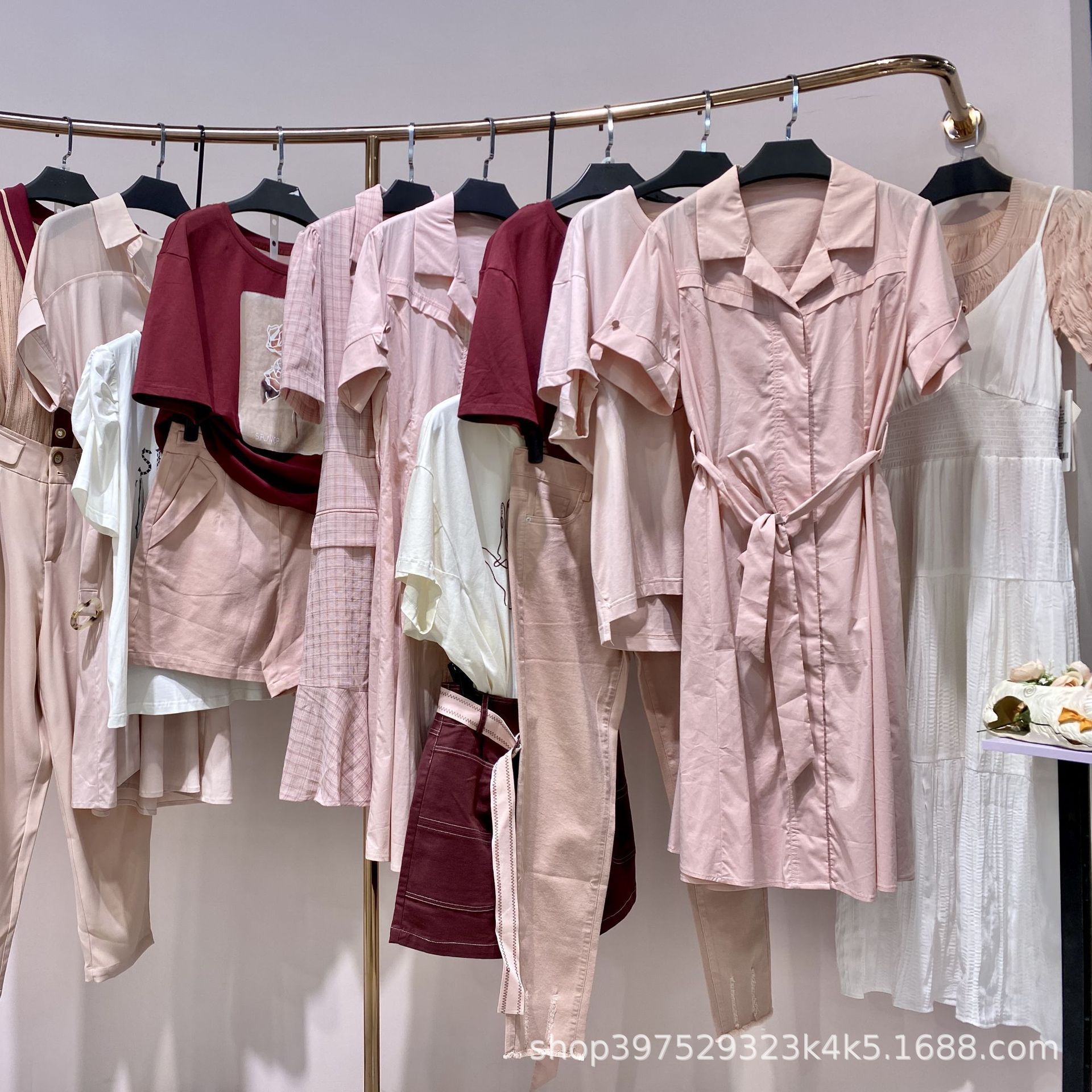 2024夏款蒋菲菲 小香风连衣裙品牌专柜正品女装货源杂款走份批发