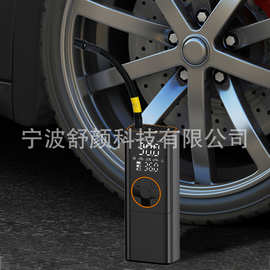 厂家批发小型便捷式充气泵汽车轮胎打气泵多功能数显无线充气泵