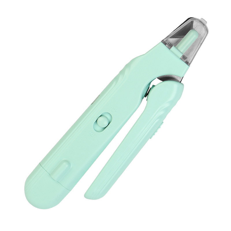 Pet Scissors Nail Polish All-in-One Machine Dog Nail Cutter Led Light Cat Nail Clippers Two-in-One Pet Nail Clipper