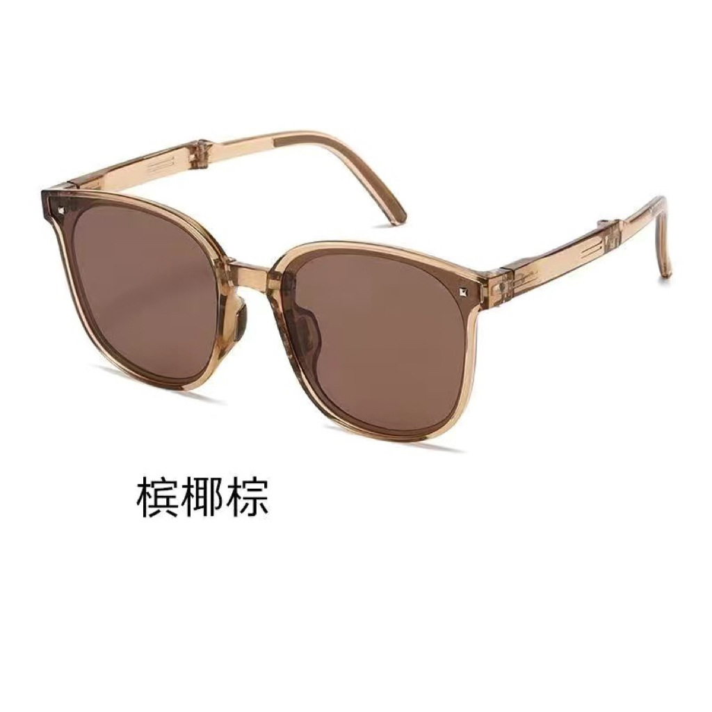 2023 New Sunglasses Foldable Sunglasses Ins Women's High-Grade Sunglasses Uv-Proof Sunglasses