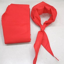 【100条装】一米二红领巾大号红棉布少先队员儿童学生柔软红领巾