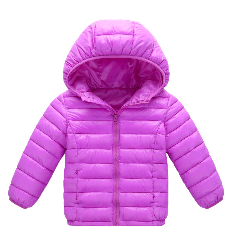 2024 new Children Lightweight down Jacket Men and Women Toddler Children Teens Hooded Warm Jacket Foreign Trade Stall Wholesale