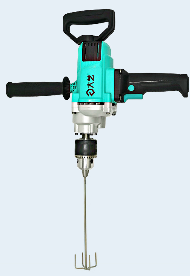 大艺大功率手电钻飞机钻搅拌器电动水泥搅拌钻搅拌机打灰机冲击钻