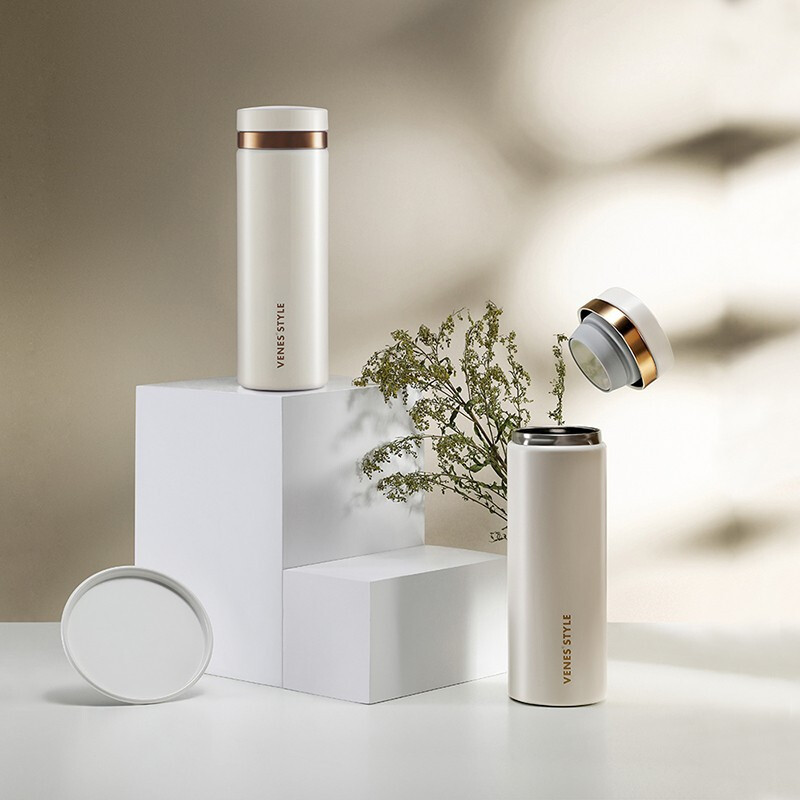 菲驰venes送男士女朋友生日礼物316不锈钢保温杯水杯创意杯子