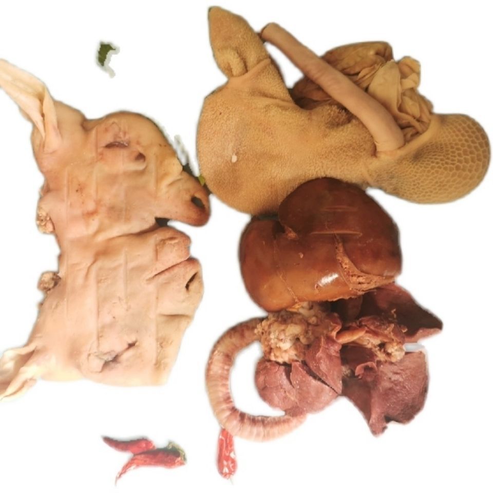 (整套全熟羊杂5斤)全熟羊下水羊下货羊头羊肚羊心羊肝羊肠