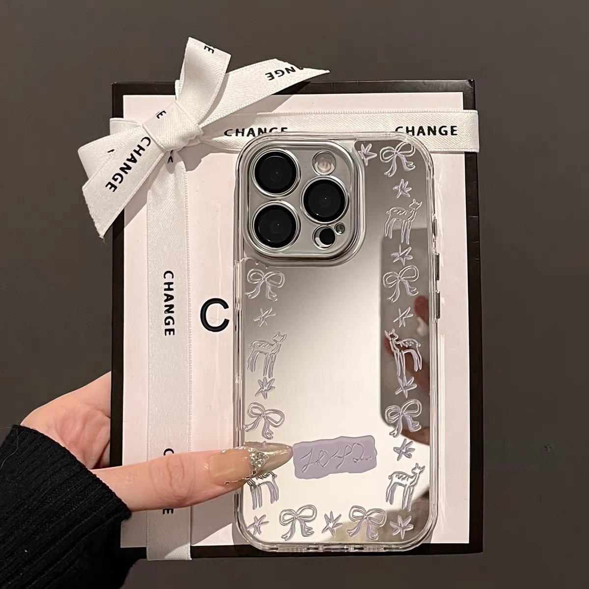 适用苹果改装机XR改16Pro星野梦境围边Xsmax改14Promax镜面手机壳