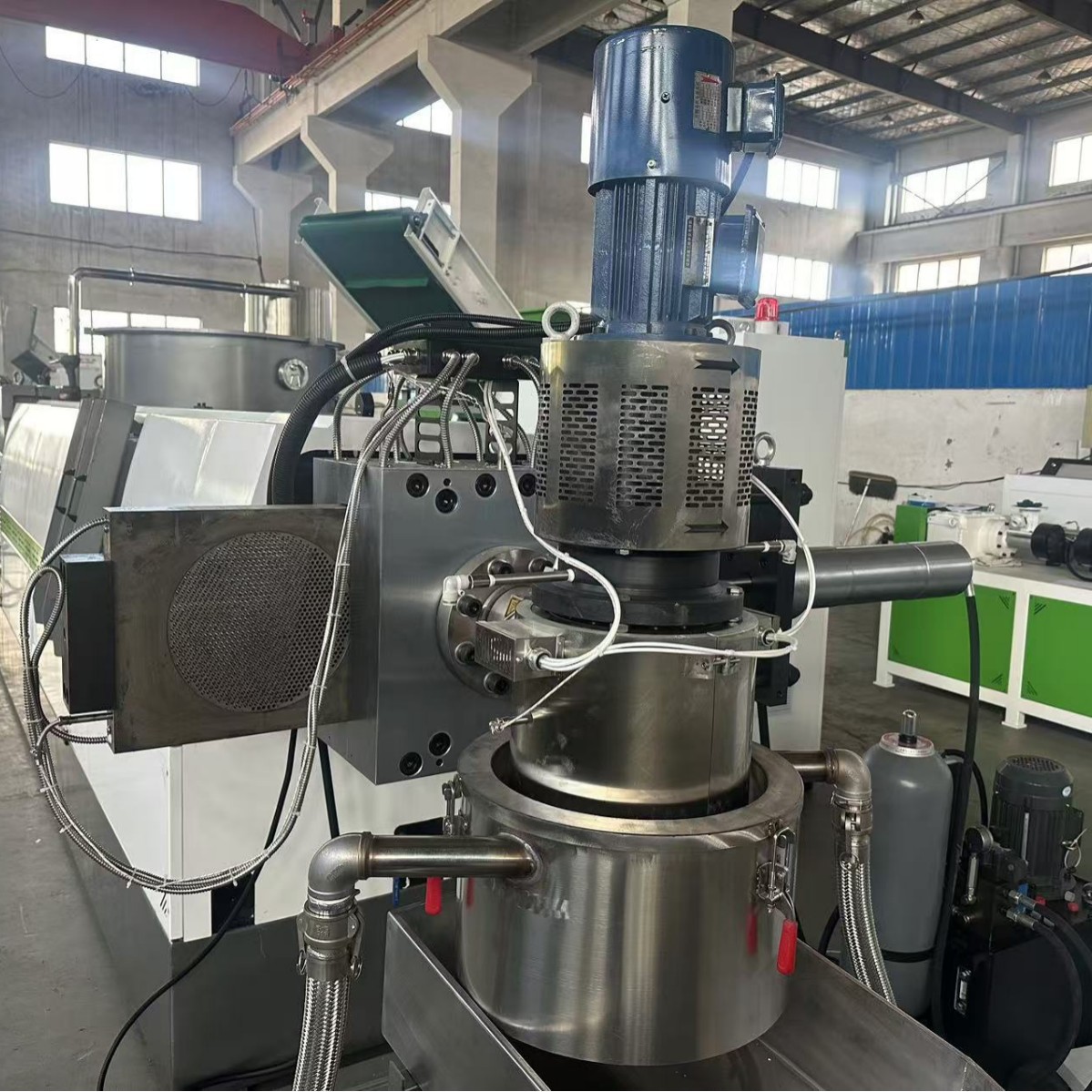 立式水环切粒机 切粒效果优异 颗粒圆润饱满 改水拉条提升生产效