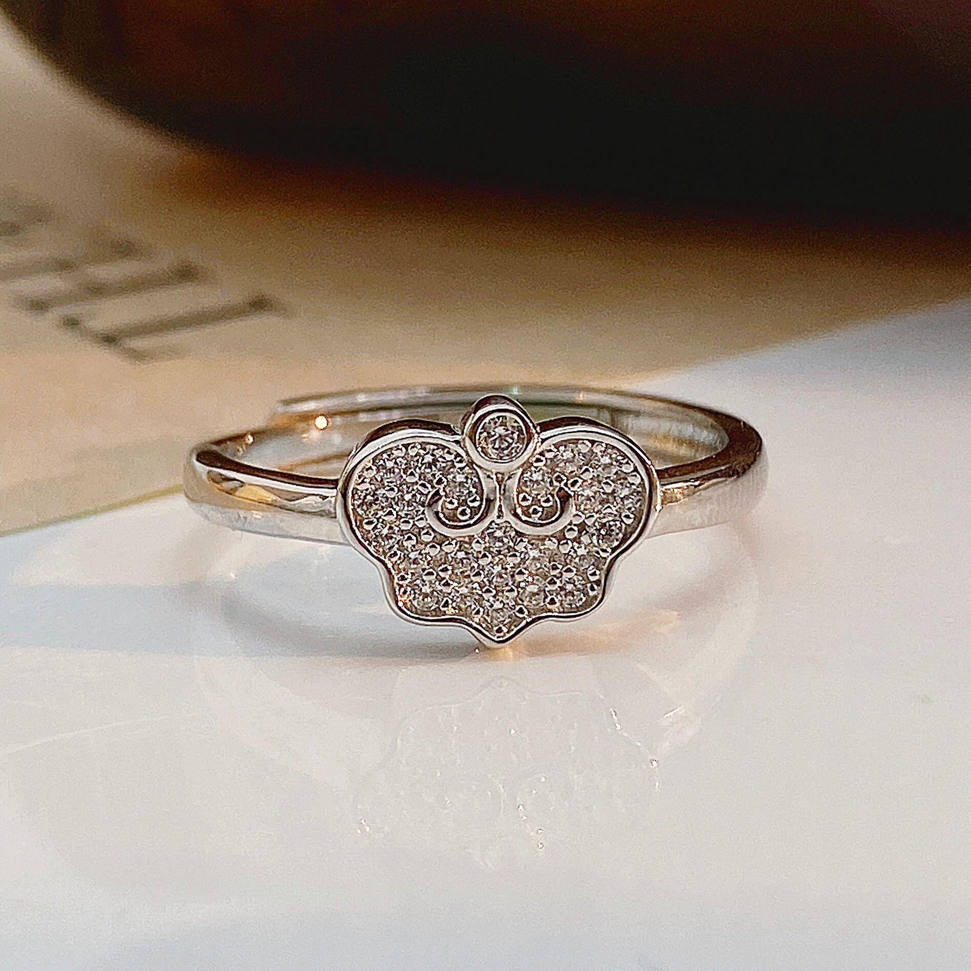 抖音网红国潮s925纯银戒指时尚轻奢风小众设计高级感指环jz010224