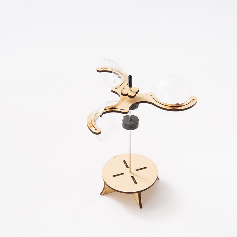 儿童木制diy手工创意风向标 拼装益智玩具礼品木质拼图拼版批发