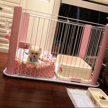 爱丽丝狗笼子中小型犬泰迪狗笼带厕所围栏室内法斗泰迪比熊围栏