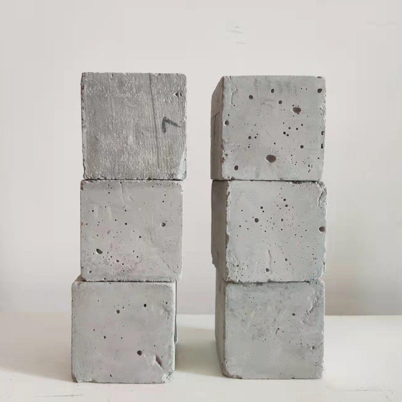 透水混凝土试压块水泥净浆试块压折灌注桩试块砂浆渗原材料