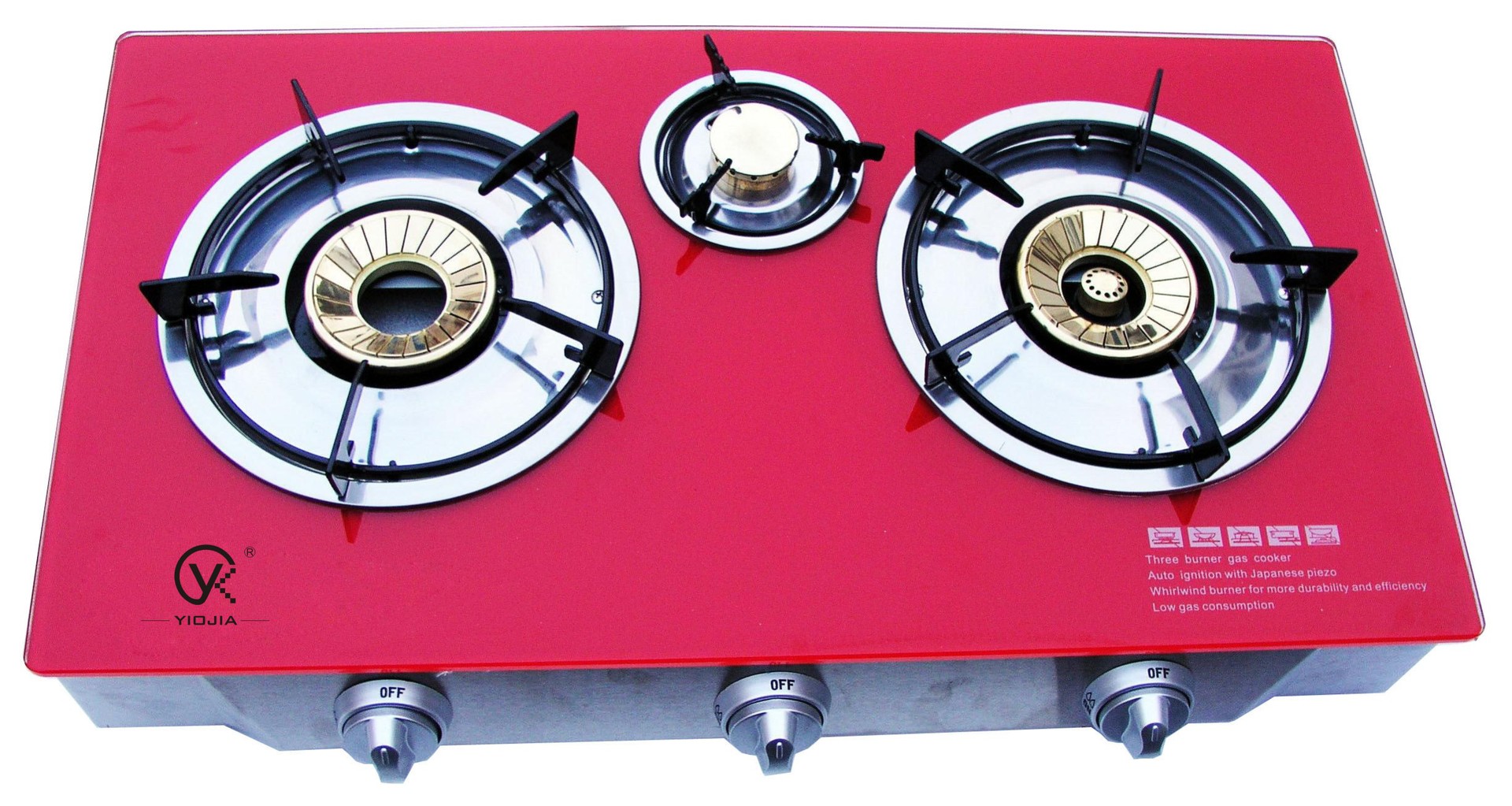 Gas Stove Double Burner Household Energy-Saving Old Gas Stove Natural Gas Desktop Liquefied Gas Raging Fire Stove Stove Wholesale