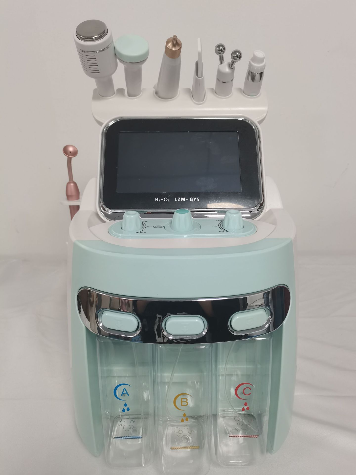 新升级五代七合一氢氧加泡泡机小气泡清洁补水提升吸黑头美容仪器