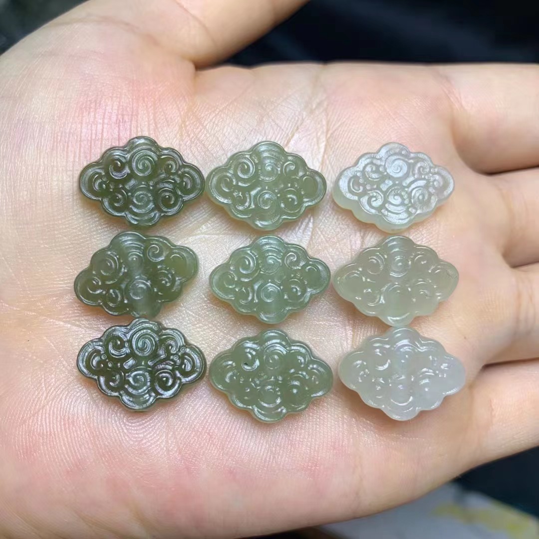 和田玉青海连小配饰diy配件小挂件多题材款式各种搭配饰品小挂件