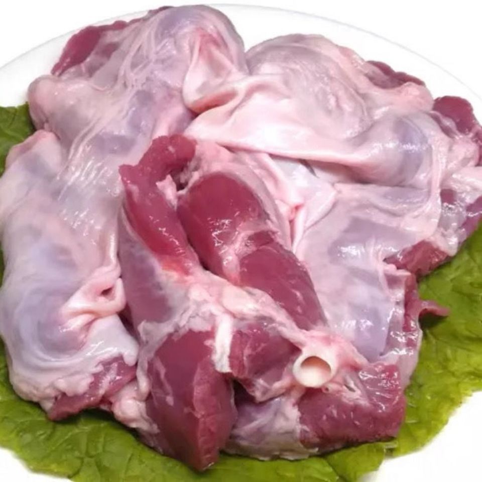连肝肉无油无水新鲜整件护心肉隔膜肉猪肉农家土猪连肝肉肉禽类餐