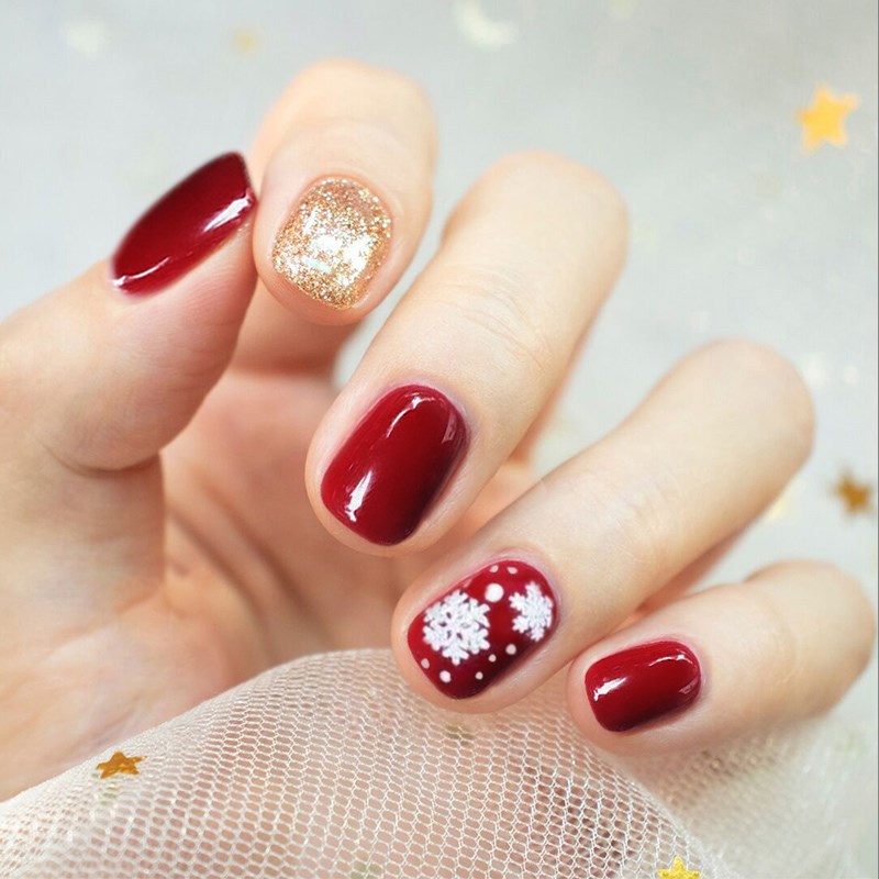 任何肤质壳可摘戴2021新年任何肤质美甲立体成品图片网红甲正常规