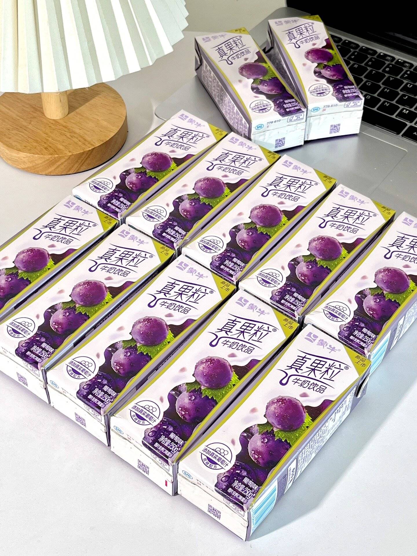 葡萄味牛奶乳酸菌葡萄果汁生牛乳牛奶饮品蒙牛12盒装-阿里巴巴