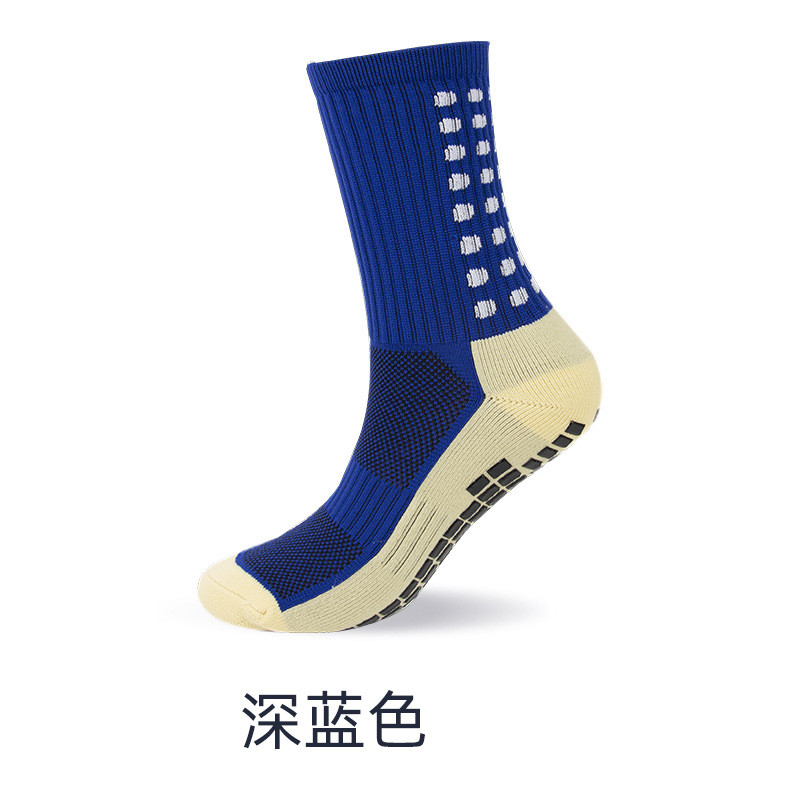 Men's and Women's Football Socks Dispensing Non-Slip Mid-Calf Socks Towel Bottom Cross-Border Amazon Running Sports Socks