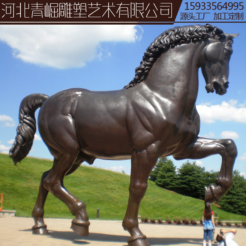 动物马雕塑飞马景观工程雕塑马踏飞燕立马铜雕骏马奔腾马青铜雕塑