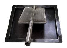 铁板鸭专用锅不锈钢铁板烧烤盘手撕烤鸭飞边压板烤盘熟铁包邮