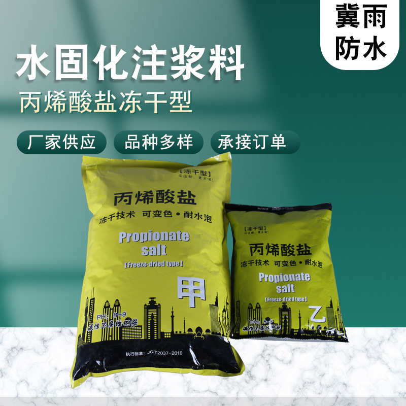 冻干型丙烯酸盐水固化ab组纳米级渗透性高压灌浆材料-阿里巴巴
