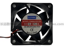 正品 EVERWIN EW6025S12H 6025 12V 0.20A电源机箱 静音散热风扇