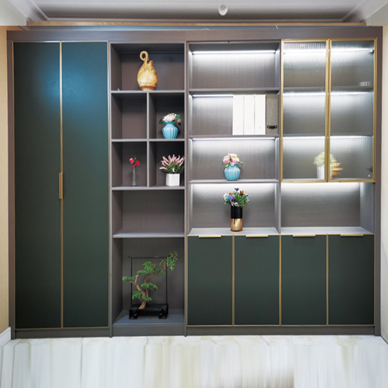 定制铝框玻璃门极简系列产品20框25天地款30威法款50博洛尼成品