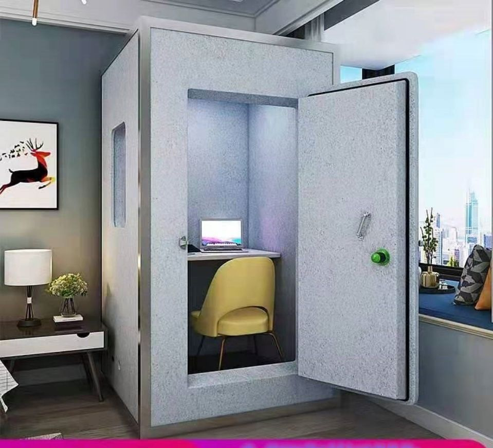 隔音房移动隔音室家庭k歌练琴架子鼓网红直播间录音棚听力隔音棉