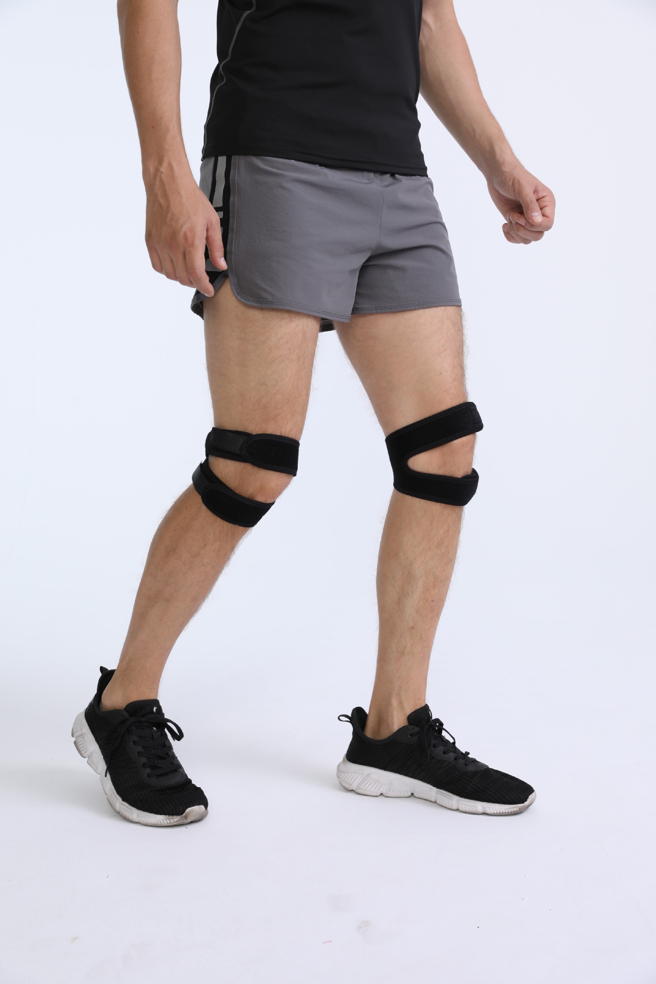 运动双髌骨带保护男护膝膝盖跑步冰骨带羽毛球爬山