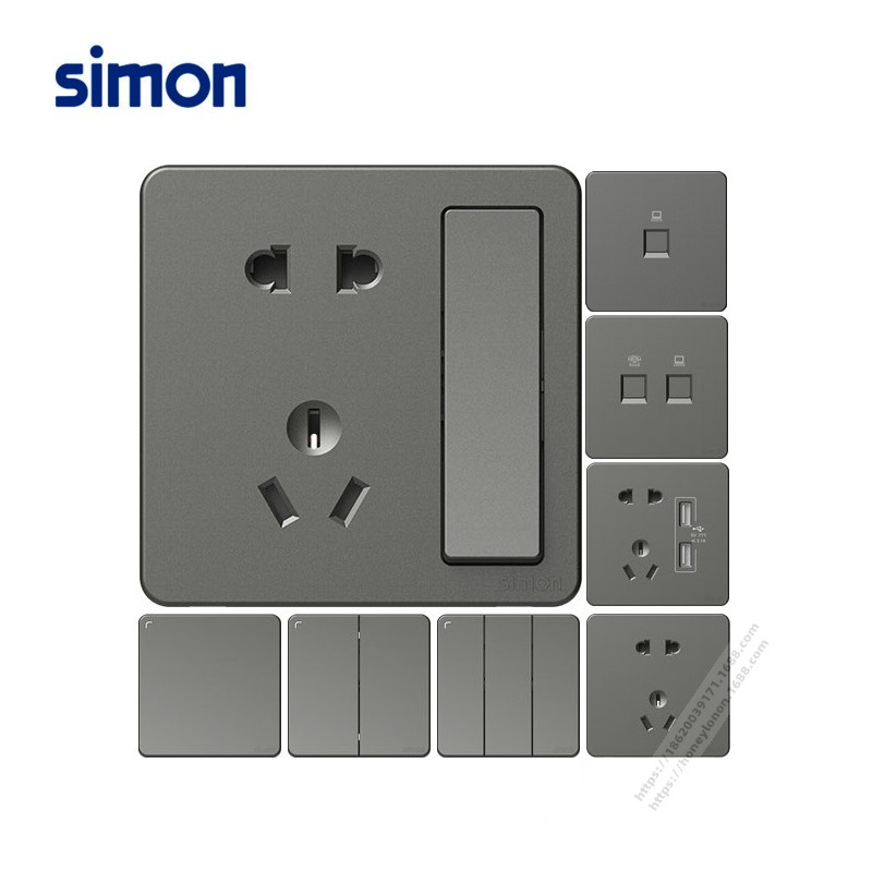 simon/西蒙 k3系列 一位双控换向开关(香槟金)571026-46