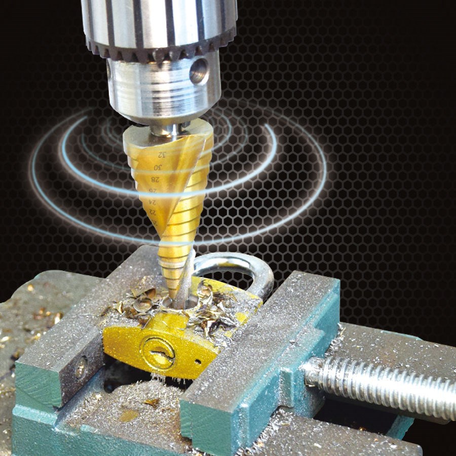 宝塔阶梯钻阶梯钻头多功能台阶钻水槽扩孔钢板铁板铝板钻孔开孔器