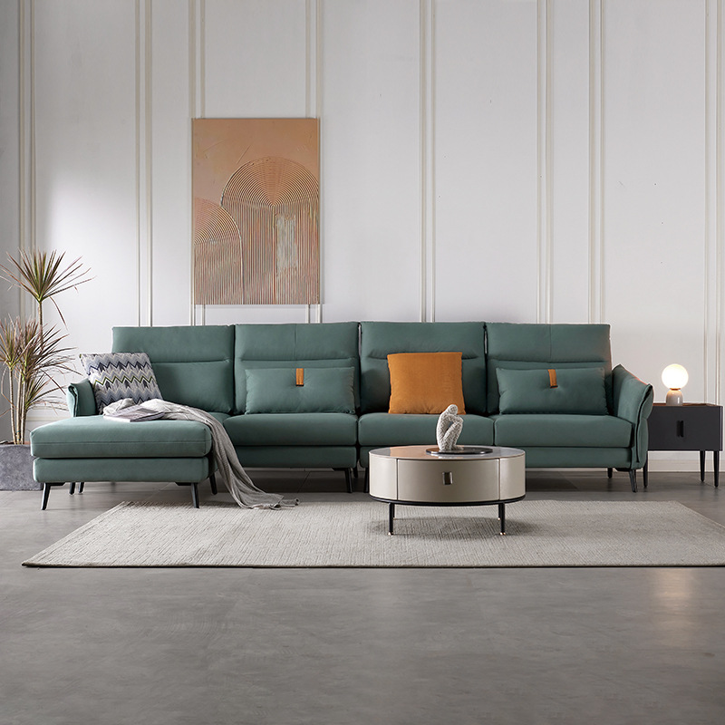 科技布沙发简约现代小户型组合客厅双人北欧三人位轻奢布艺沙发