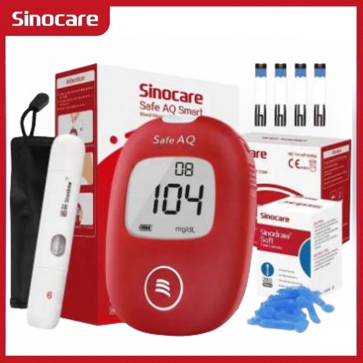 Sinocare Safe AQ外贸出口免调码血糖仪精准医用测血糖的血糖仪