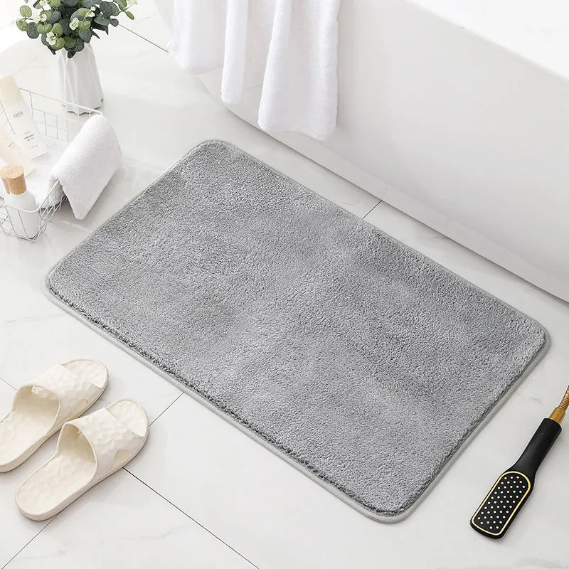 Cashmere-like Thickened Bathroom Absorbent Floor Mat Bathroom Non-Slip Floor Mat Door Mat Bedroom Living Room Entrance Carpet