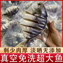 广东阳江特产淡晒深海金鲳鱼鱼干海产品干货海鲜腌咸鱼金鲳鱼批发
