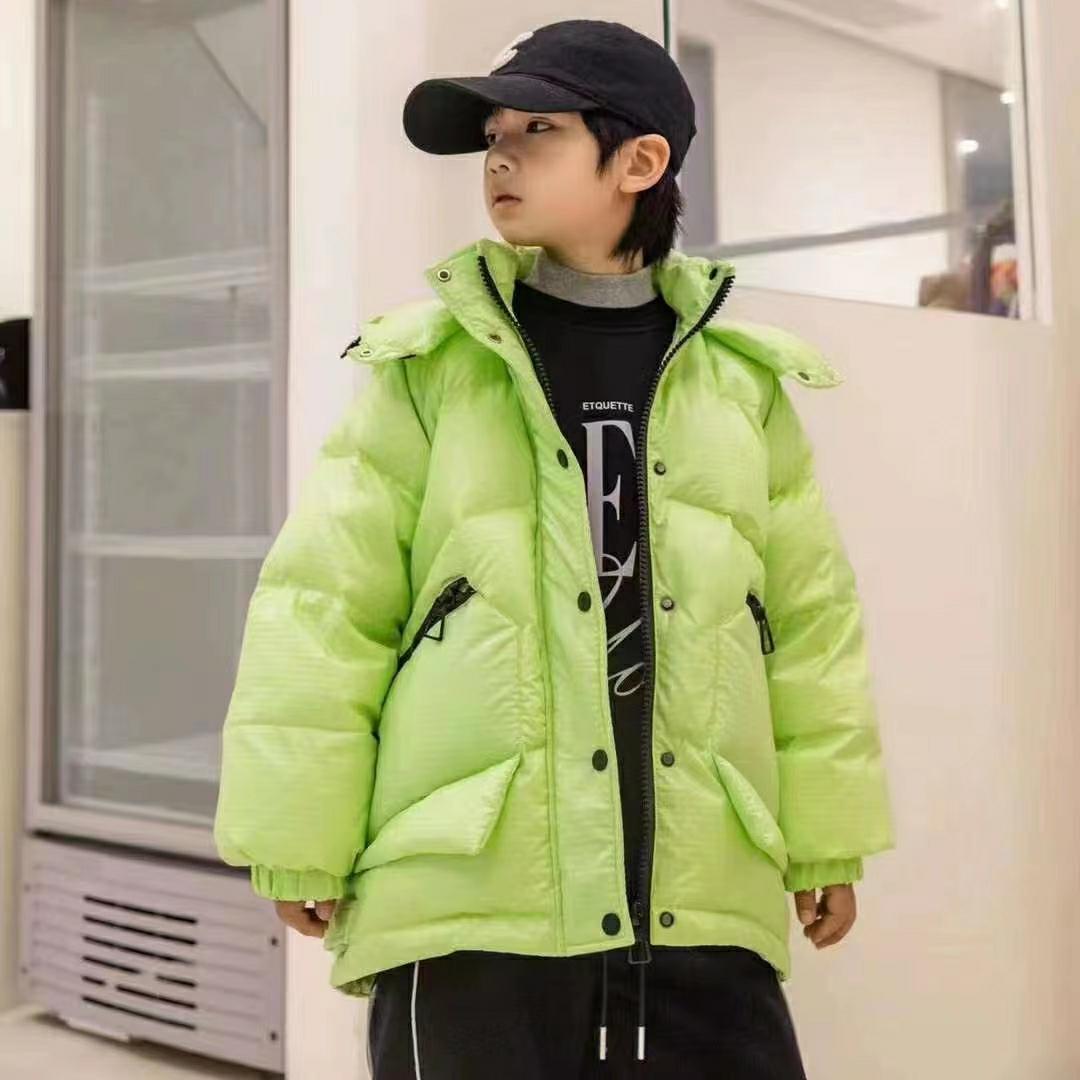 2023年冬【麦哈h派】童装日韩潮款中大童儿童羽绒服外套批发跑量