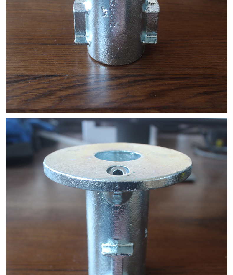 快装护栏连接件配件多种尺寸施工热镀电镀锌临时钢管接头厂家供应