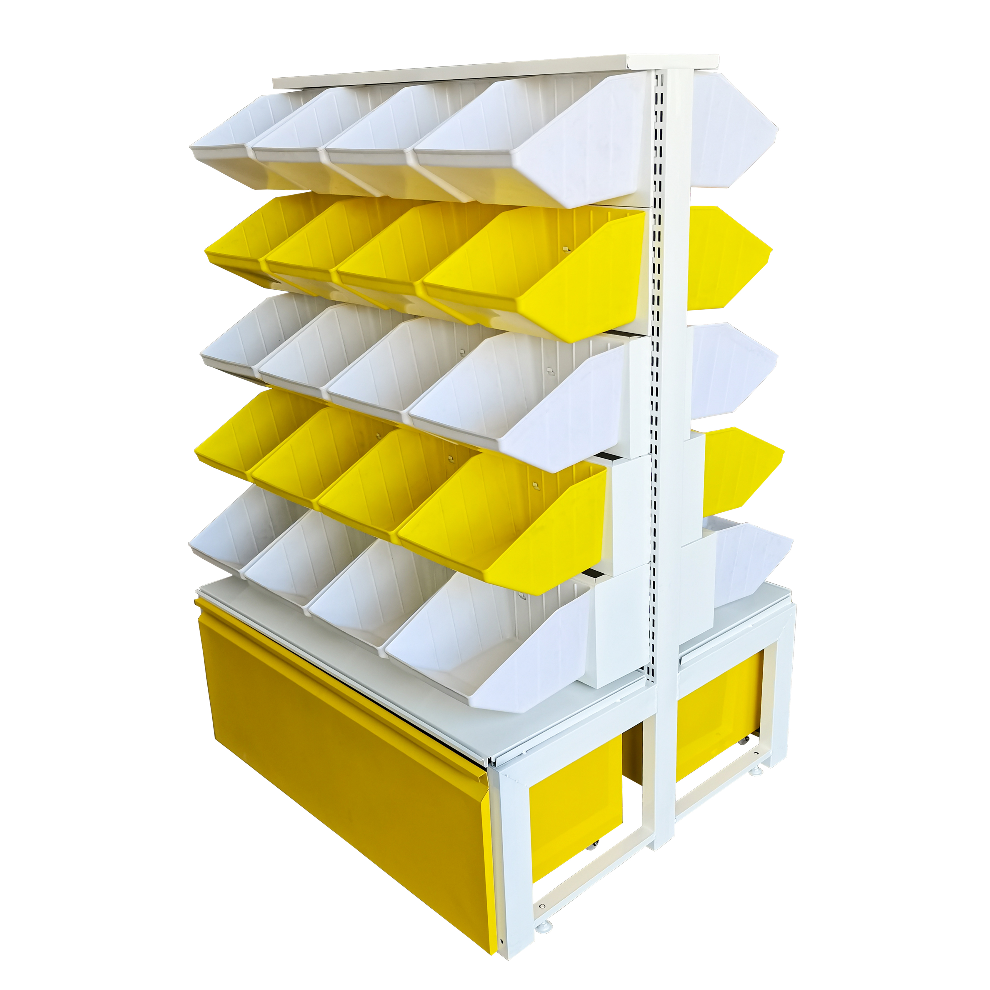 零食货架散称休闲食品超市挂斗展示架小卖部便利店散装饼干糖果架