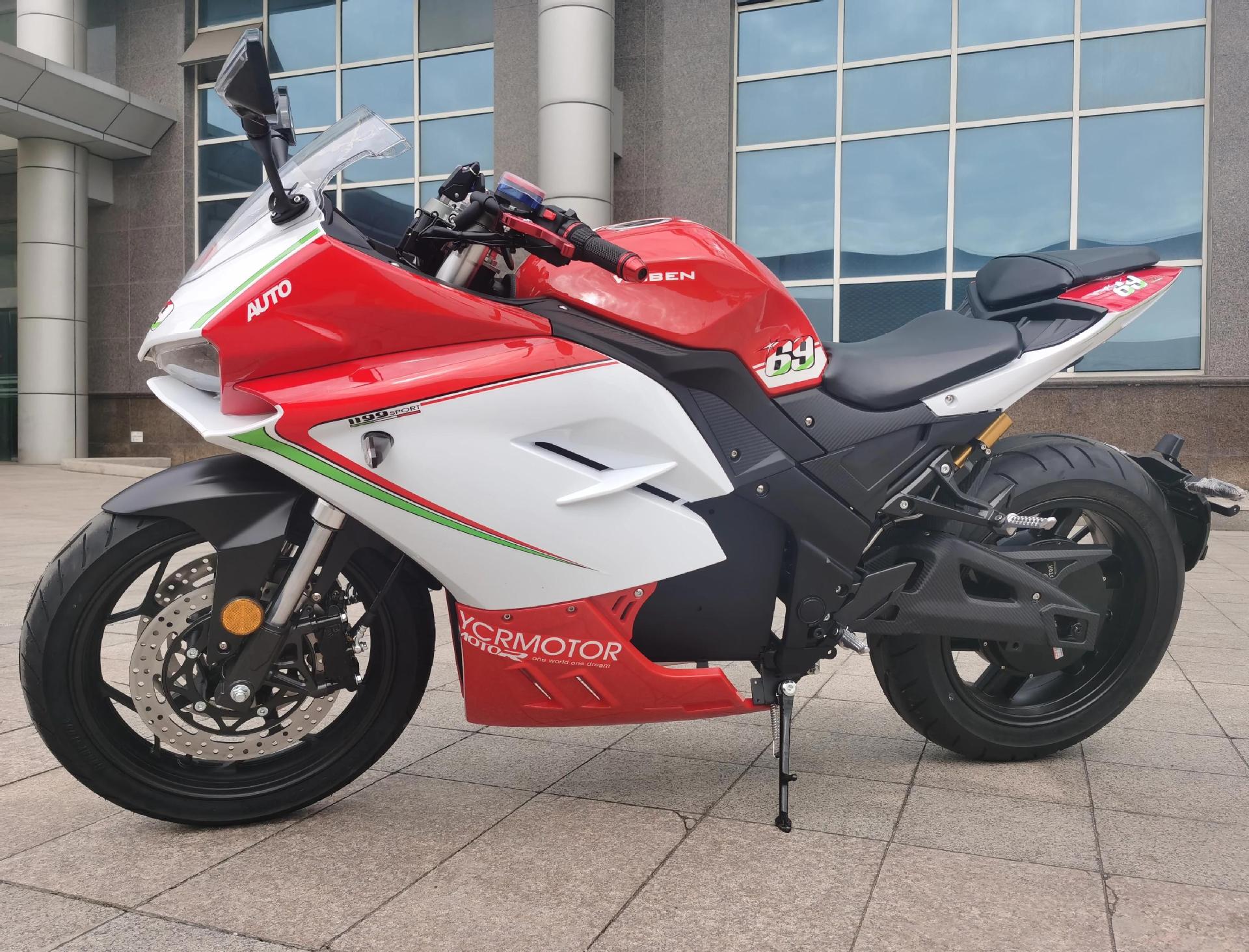 出口车型电动摩托车跑车趴赛小忍者72v大功率高速电摩成人电瓶车