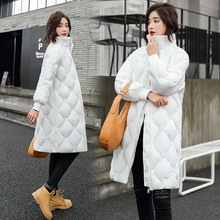 羽绒棉服女冬季外套2023年新款大码韩版宽松中长款加厚棉衣面包服