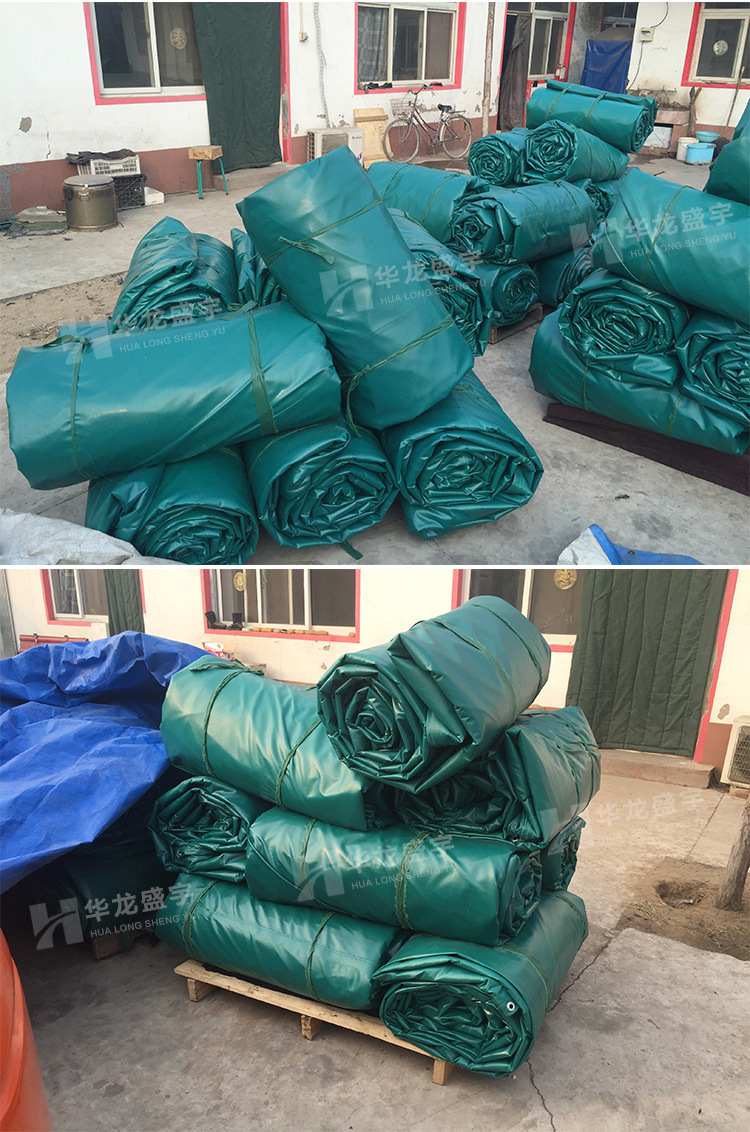 华龙盛宇批发加厚高强丝防雨篷布防水防晒耐高温pvc涂层布