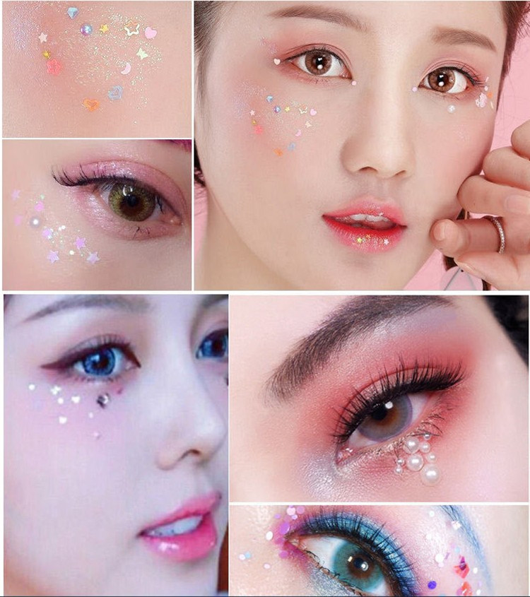 闪粉体眼影超闪亮晶晶防水眼线一滴泪懒人提亮卧蚕珠光亮片细闪粉