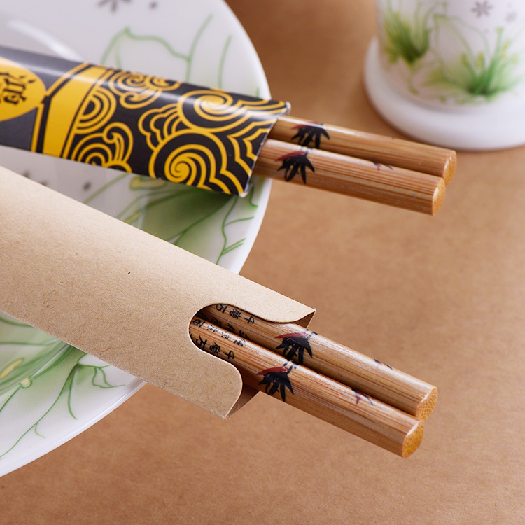 厂家通用筷子套酒店餐饮一次性筷子包装袋纸质筷子套logo